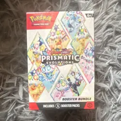 Pokemon TCG Scarlet & Violet Prismatic Evolutions Booster Bundle Box Eevee - Image 1