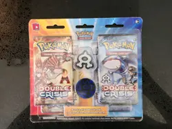 2015 POKEMON DOUBLE CRISIS TEAM MAGMA PIN 4 BOOSTER PACK BLISTER PACK SEALED - Image 2