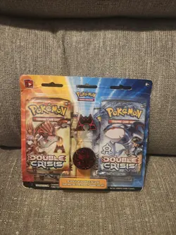 2015 POKEMON DOUBLE CRISIS TEAM MAGMA PIN 4 BOOSTER PACK BLISTER PACK SEALED - Image 3