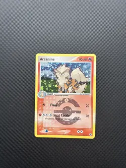 Pokemon Card Fire Red & Leaf Green Reverse Holo Arcanine 18/112 TCG - Image 1