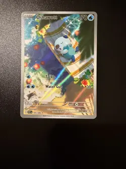 Oshawott - 105/086 White Flare - Illustration Rare - Pokemon TCG - NM* - Image 1