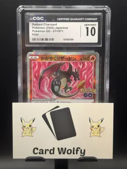 CGC 10 Radiant Charizard 011/071 Pokemon GO s10b - US Seller - Image 3