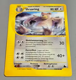Ursaring #110/144 Common Karte B Skyridge 2003 Pokemon Deutsch Near Mint Vintage - Image 1