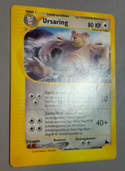 Ursaring #110/144 Common Karte B Skyridge 2003 Pokemon Deutsch Near Mint Vintage - Image 3