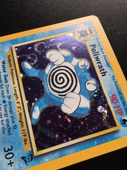 Pokemon TCG Poliwrath Base Set 2 15/130 Holo Unlimited Holo Rare NM/LP - Image 3