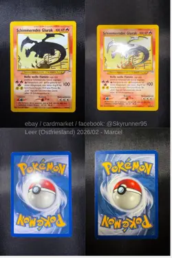 Pokemon TCG Deutsch NDE 107 Schimmerndes Glurak Shining Charizard Secret Rare - Image 1