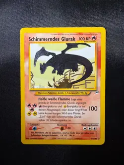 Pokemon TCG Deutsch NDE 107 Schimmerndes Glurak Shining Charizard Secret Rare - Image 3