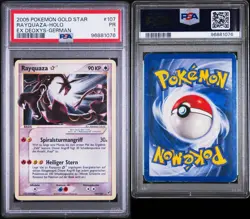 Goldstar Rayquaza 107 / 107 Pokemon EX Deoxys - PSA 1 (POP 6) Deutsch - Image 5