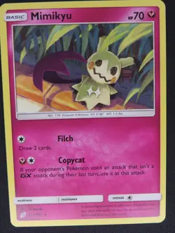 Mimikyu 112/181 Rare Team Up Pokemon NM - Image 1