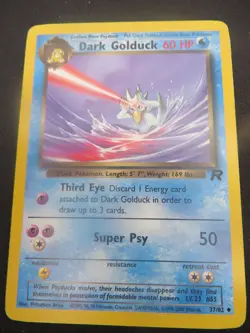 Dark Golduck unlimited Team rocket Uncommon 37/82 - WOTC Pokemon EX - Image 1