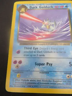 Dark Golduck unlimited Team rocket Uncommon 37/82 - WOTC Pokemon EX - Image 5