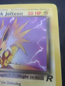 Dark Jolteon unlimited Team rocket Uncommon 38/82 - WOTC Pokemon LP - Image 4