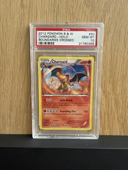 2012 Pokemon Black & White Boundaries Crossed Holo Charizard #20 PSA 10 GEM MINT - Image 1