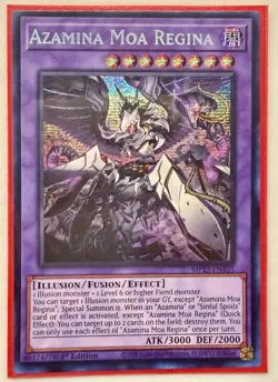 Yugioh! Azamina Moa Regina - MP25-EN105 - Prismatic Secret Rare - 1st Edition Ne - Image 1