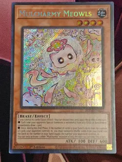 TCG Yu-Gi-Oh: Mulcharmy Meowls SUDA-EN025 Supreme Darkness 1st Edition - Image 1
