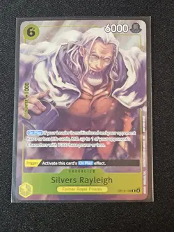 Silvers Rayleigh OP14-108 The Azure Sea's Seven One Piece TCG Full Art NM (AC20) - Image 1