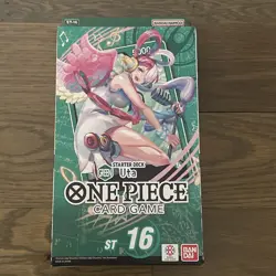 Brand New Factory Sealed One Piece Starter Deck 16 Uta With PBR-01 Pack ENGLISH - Image 1