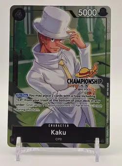 One Piece TCG - Promo - Kaku OP07-080 Championship 25-26 - English - Image 1