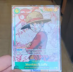One Piece CCG Monkey.D.Luffy OP13-118 Carrying on His Will Double Attack 7000 - Image 3
