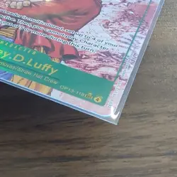 One Piece CCG Monkey.D.Luffy OP13-118 Carrying on His Will Double Attack 7000 - Image 5