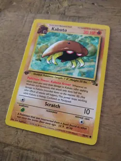 Pokemon TCG Kabuto Fossil 1st Edition Common Card 50/62 - Image 2