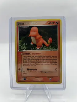 Pokemon TCG Ditto Delta Species 61/113 Regular Charmander Card LP - Image 1
