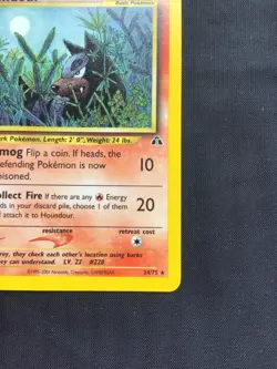 Pokemon Cards: Neo Discovery 1st Edition Rare: Houndour 23/75 - Image 4