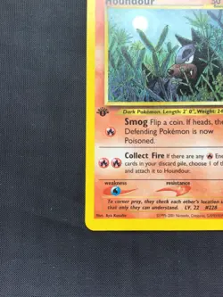 Pokemon Cards: Neo Discovery 1st Edition Rare: Houndour 23/75 - Image 5