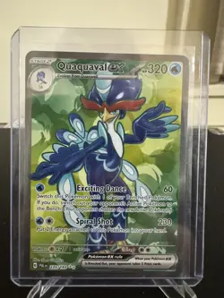 Quaquaval ex 235/193 Ultra Rare Full Art Pokemon Card - S&V Paldea Evolved - Image 1