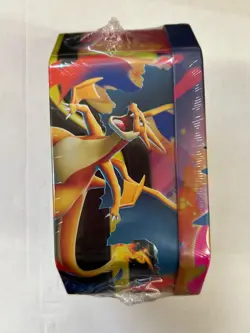 Pokemon Mega Charizard X ex Tin Sealed OVP English Promo Card PSA #5 - Image 3