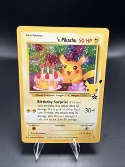 Pokemon TCG Birthday Pikachu Celebrations Classic Collection Promo Card #24 C - Image 2