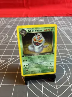 Vintage 2000 Pokemon 1st Edition Arbok Obscur Holo French Card HP - Image 1
