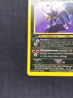 Pokemon Cards: Neo Discovery 1st Edition Rare: Houndoom 23/75 - Image 5
