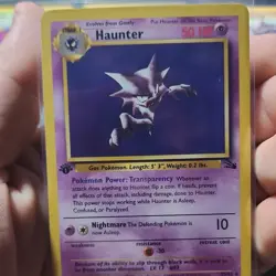Pokemon Haunter Fossil 1st Edition Card 21/62 - 1999 - Image 1