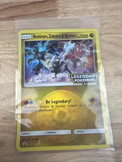 Reshiram, Zekrom & Kyurem Jumbo Cards Holo In A Top Loader Read Description - Image 1