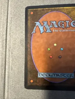 MTG Revised Dual Land Volcanic Island Reserved List 1994 Magic LP Signed - Image 3