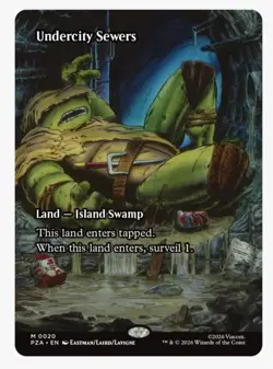 1 x Undercity Sewers - Borderless - Teenage Mutant Ninja Turtles Eternal-Legal - - Image 1