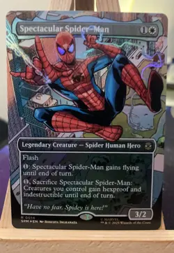 MTG - Spectacular Spider-Man (Borderless) Marvel's Spider-Man Foil - Image 1