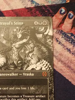MTG ONE - Vraska, Betrayal's Sting - Borderless Manga NM - Image 4