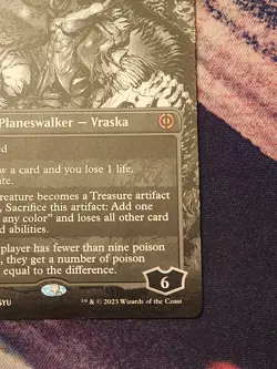 MTG ONE - Vraska, Betrayal's Sting - Borderless Manga NM - Image 5