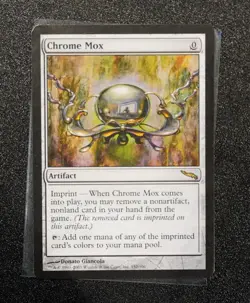 MTG Chrome Mox Mirrodin Regular Finish Lightly Played - Image 1