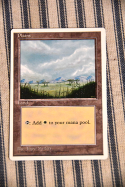 Magic the Gathering - Vintage - Plains Land Mana - 4th Edition - 5x - Image 2