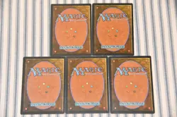 Magic the Gathering - Vintage - Plains Land Mana - 4th Edition - 5x - Image 4