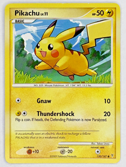 Pokemon Pikachu 120/147 Supreme Victors Regular Common LP - Image 1
