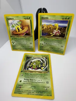 Pokemon TCG Shuckle 72/111 Sunkern 78/111 Spinarak 75/111 NeoGenesis 1st Edition - Image 3