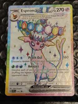 Pokemon Espeon SVP175 & Umbreon SVP176 Black Star Promo + Figurine, Pin & Sleeve - Image 2