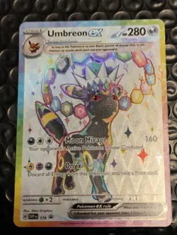 Pokemon Espeon SVP175 & Umbreon SVP176 Black Star Promo + Figurine, Pin & Sleeve - Image 3