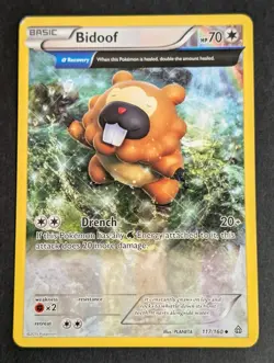 Bidoof 117/160 Full Art Pokemon TCG Primal Clash MP - Image 1