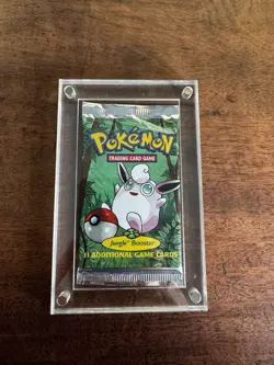 Pokemon Jungle Booster Pack Wigglytuff WOTC Vintage Factory Sealed Unweighed - Image 1