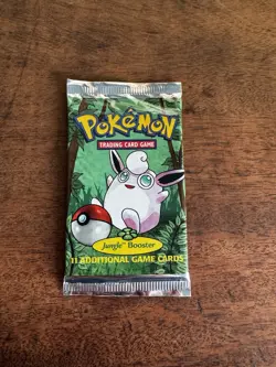 Pokemon Jungle Booster Pack Wigglytuff WOTC Vintage Factory Sealed Unweighed - Image 3